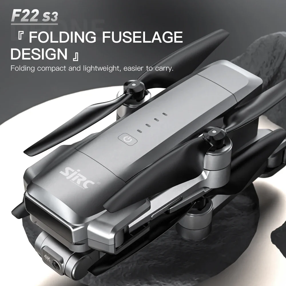 Fpv Brushless Rc Drone 4K - Drone pliable SJRC F22 S3 pro