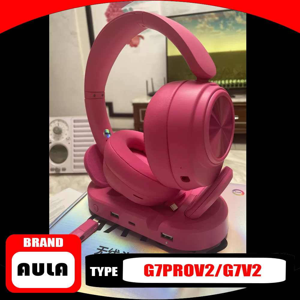 Video Games - Casque circum-auriculaire AULA G7 Pro V2,
