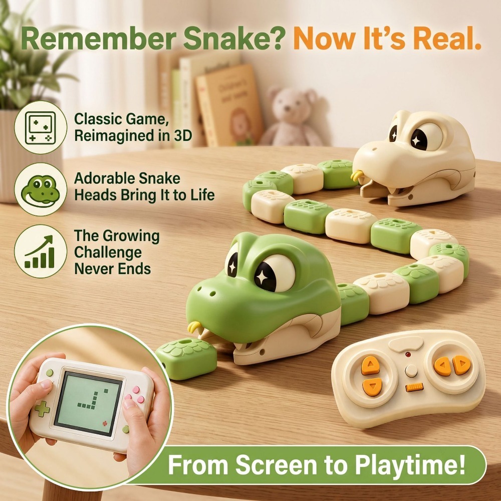 Remote Control Toys - Jouet Serpent Magnétique Télécommandé Compétitif pour