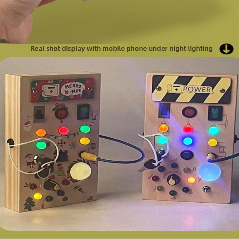 Jouet éducatif inspiré de la p - Montessori Wooden Busy Board Toddler avis et prix