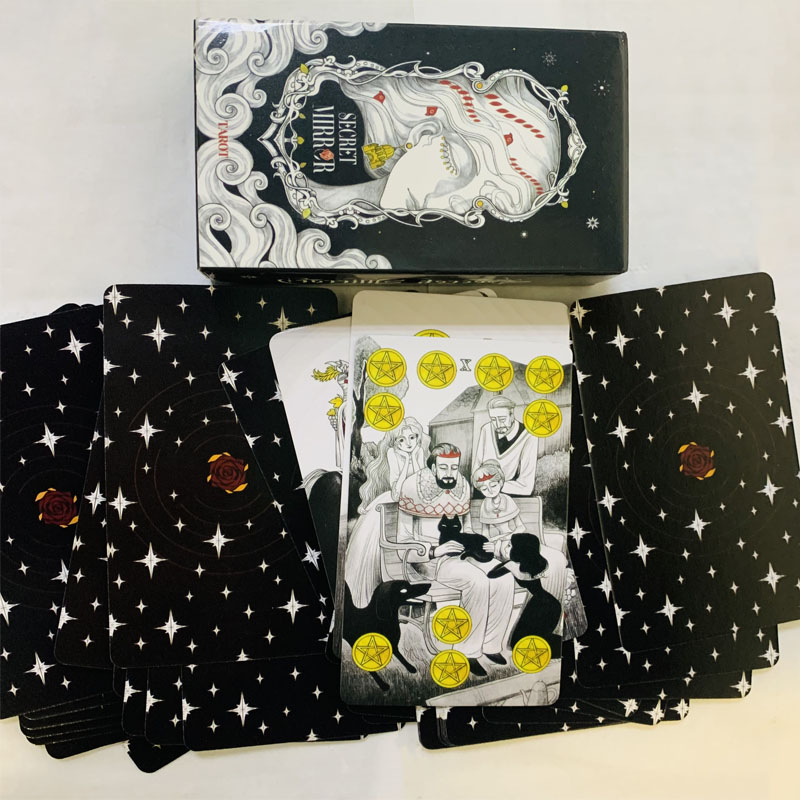 Cartes de tarot miroir secret  - Tarot Cards Deck With Guidebook avis et prix