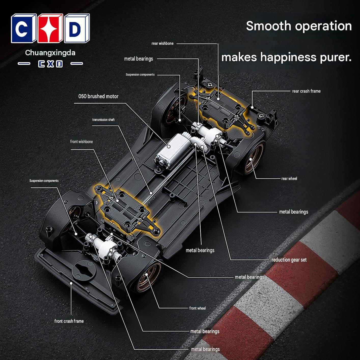 CXD2401 Voiture de drift RC 1/ - Rc Drift Car 1 24 Scale 4Wd avis et prix
