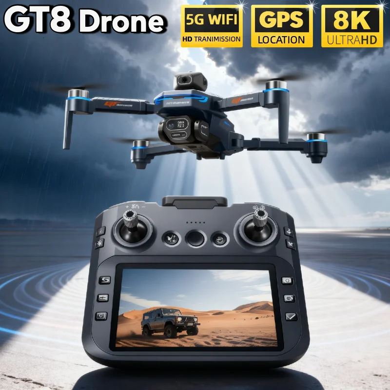 Chaud pour LSRC GT8 Drone 4K p - Fpv Brushless Rc Drone 4K avis et prix