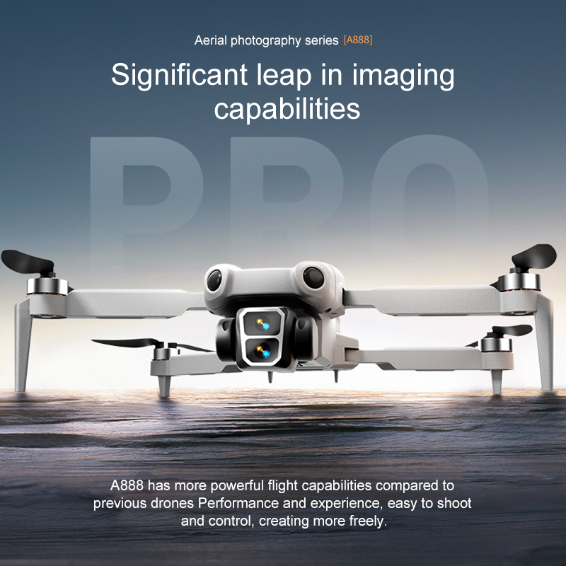 Drone GPS FPV A888 pliable ave - Fpv Brushless Rc Drone 4K avis et prix
